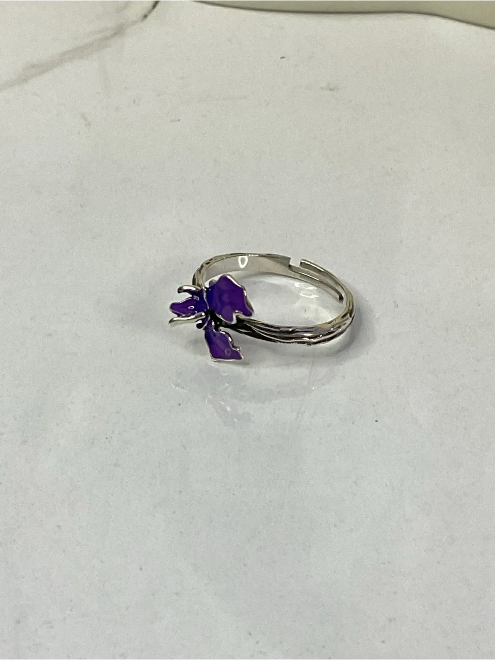 🌟🌟 S925 Sterling Silver Flower Ring